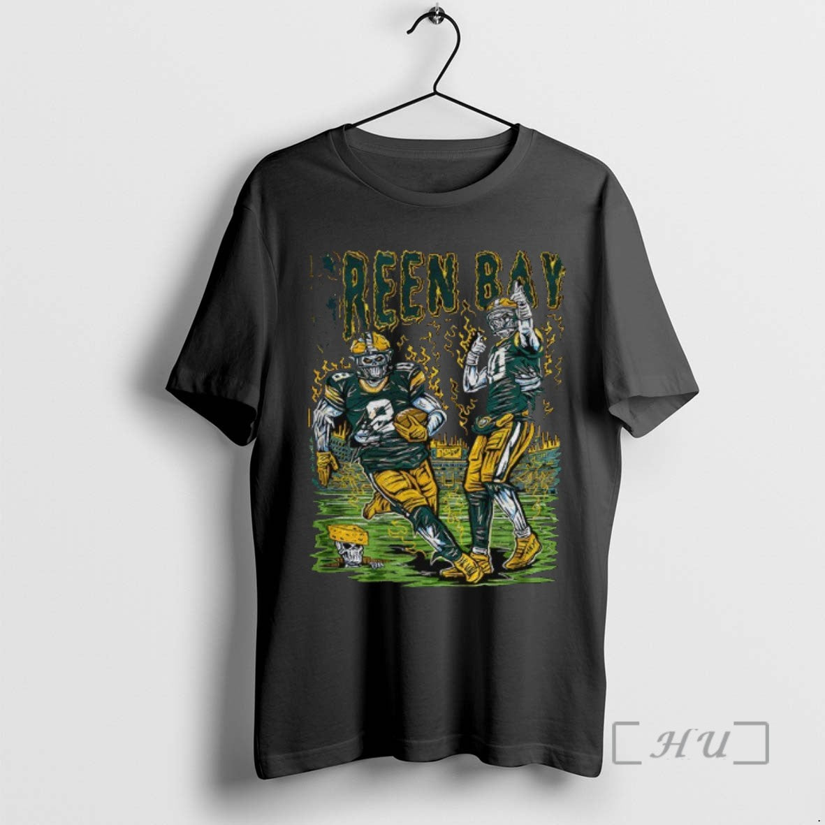 Officials Vintage Green Bay Packers Football Skeleton