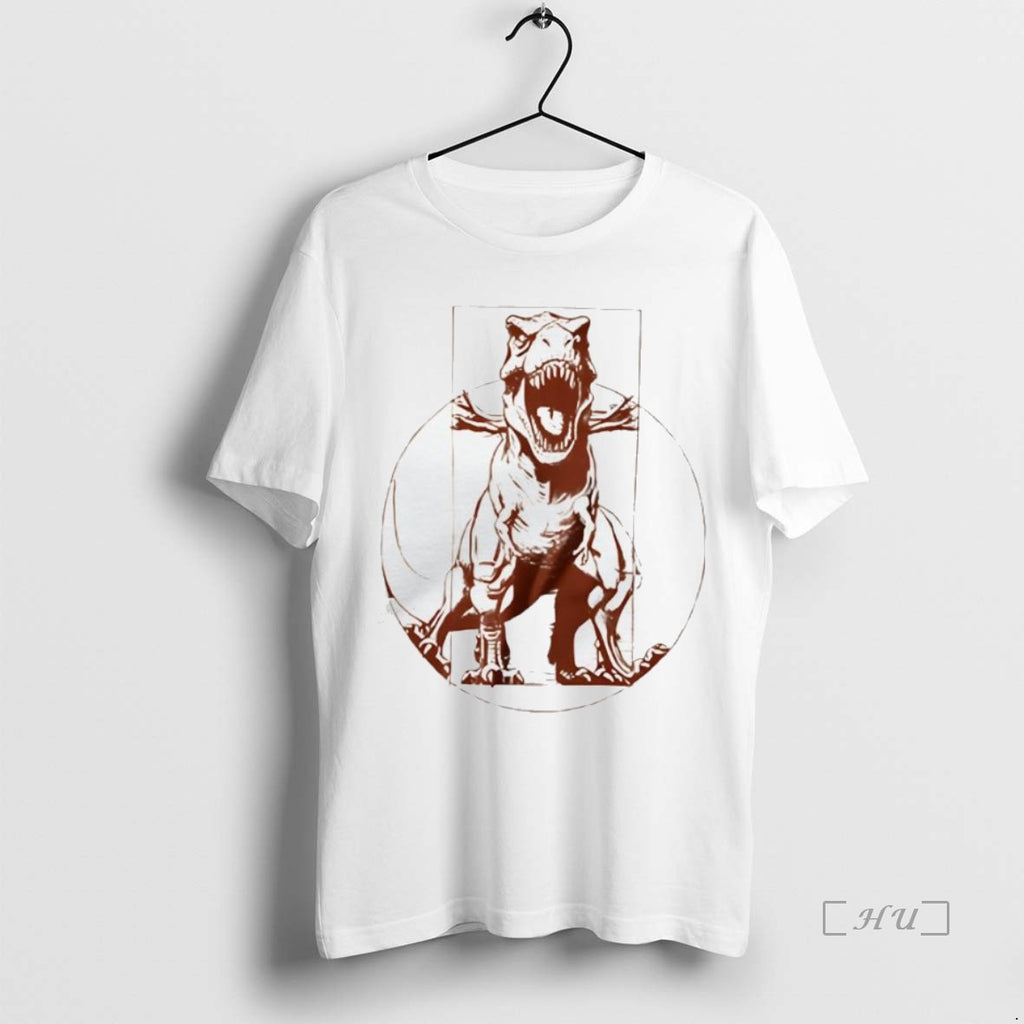 Officials Vitruvian T Rex Vintage Parody