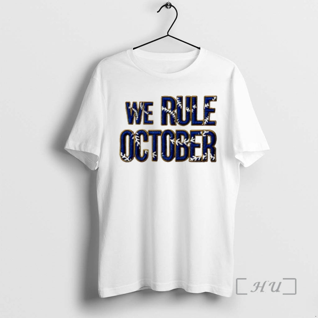 Officials We Rule October Los Angeles Dodgers Premium T Shirt Sweater