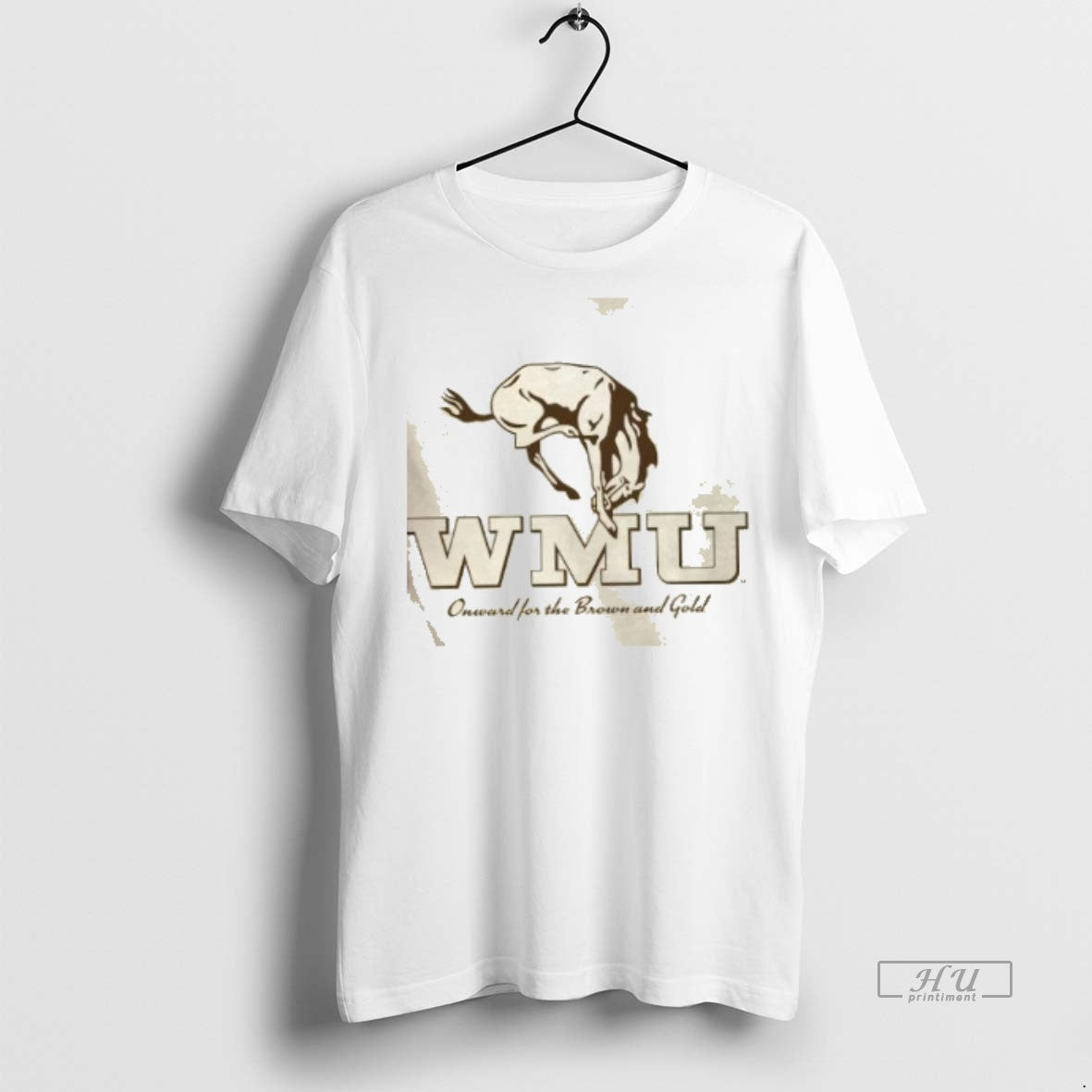 Officials Western Michigan Onward Vintage Bronco Graphic Tee Shirt Sweater