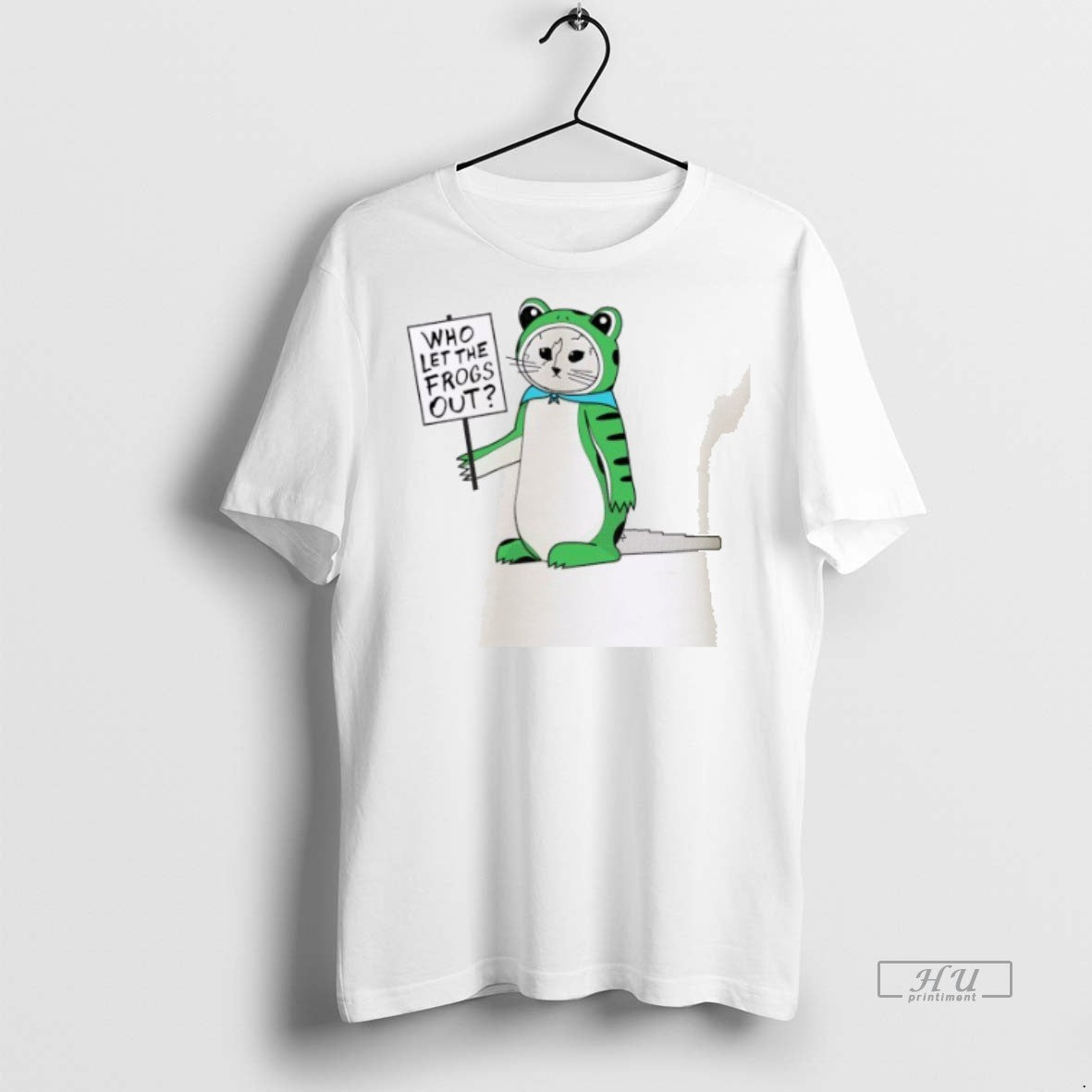 Officials Who Let The Frogs Out Cat Meme Graphic Tee Shirt Sweater