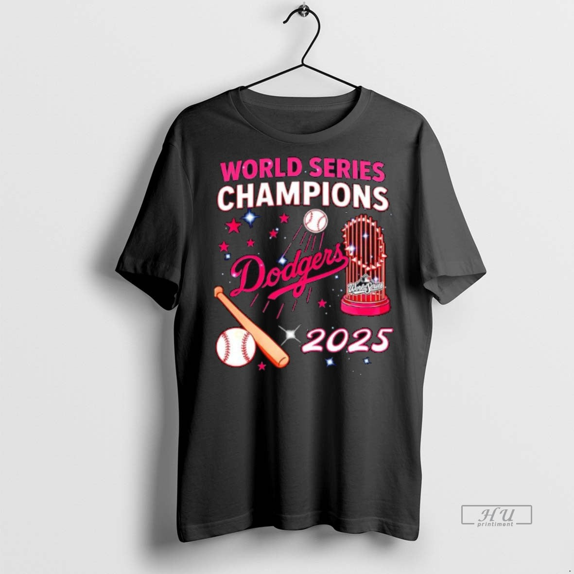 Officials World Series Champions Dodgers 2025 Commemorative Graphic Premium Tee Shirt Sweater