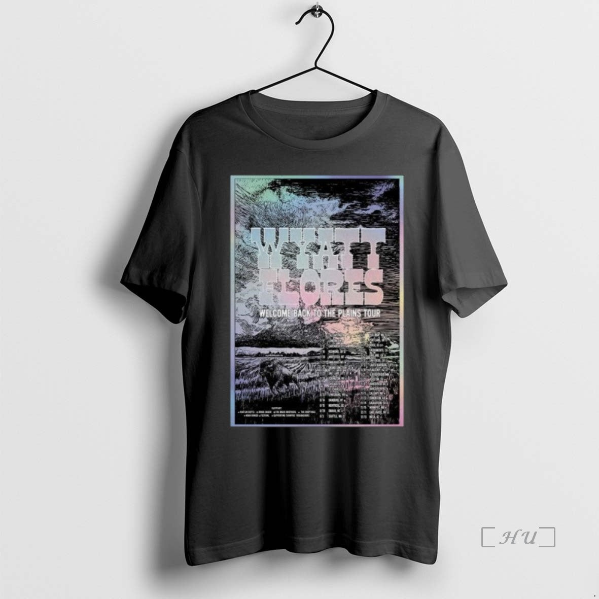 Officials Wyatt Flores Welcome Back To The Plains Tour 2025 Long Sleve T Shirts Sweater