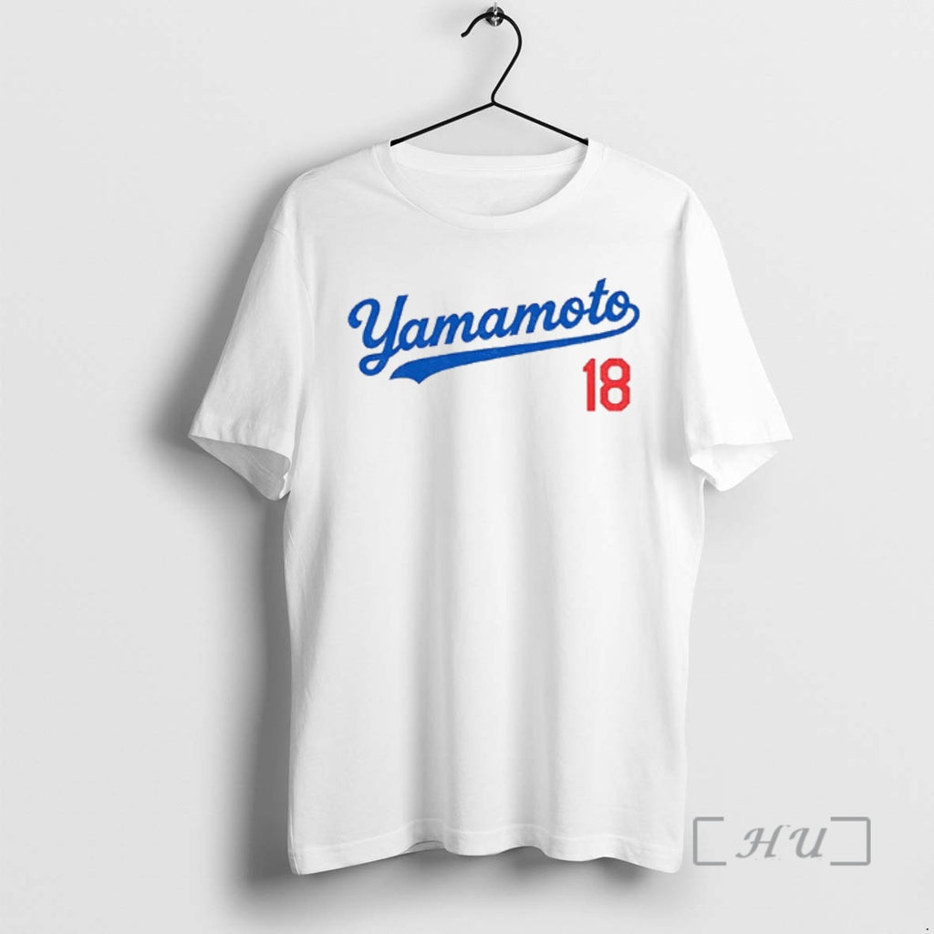 Officials Yamamoto 18 Yoshinobu Yamamoto Mvp Los Angeles Dodgers Mlb Baseball World Champions Premium