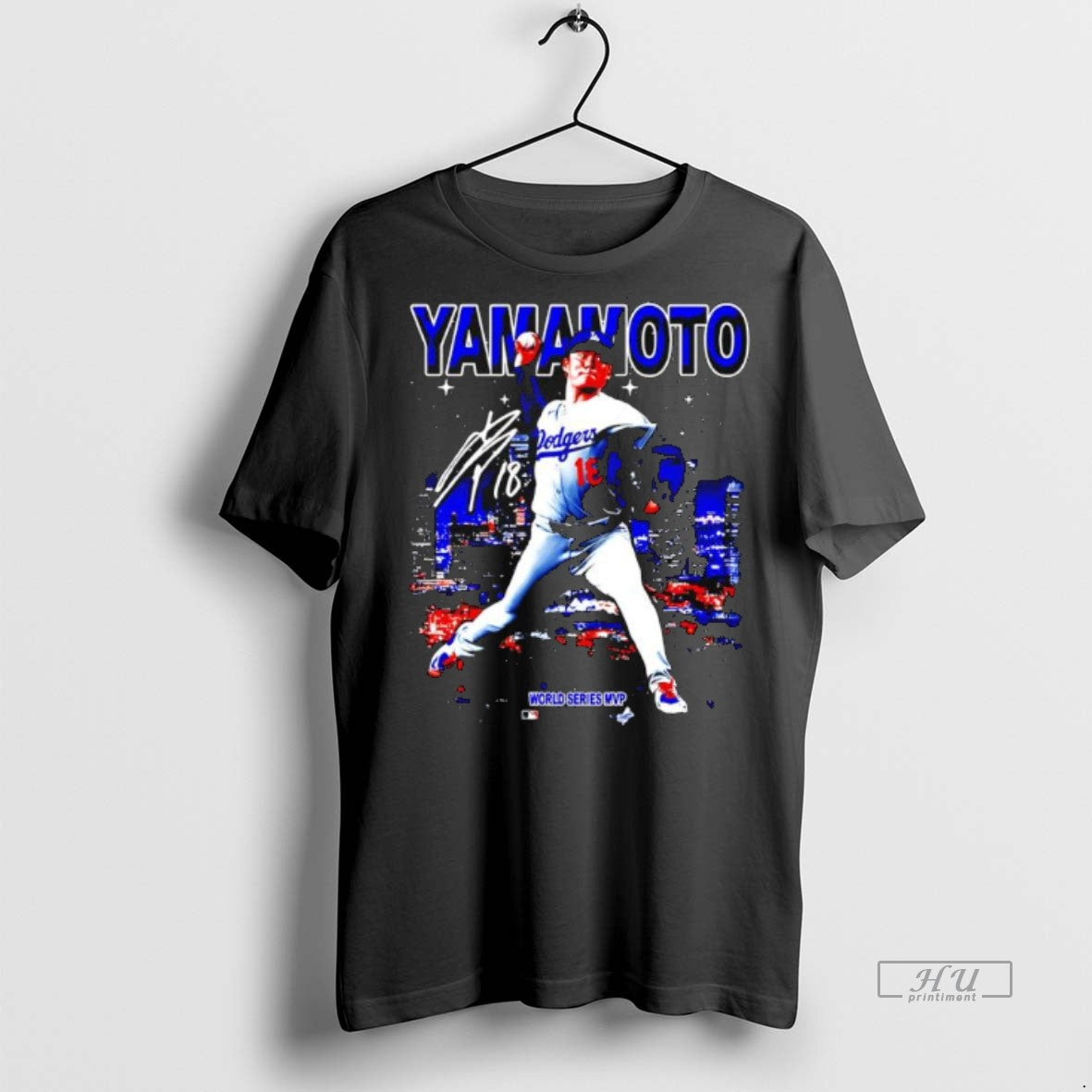 Officials Yoshinobu World Series Mvp Signature Graphic Premium Tee Shirt Sweater