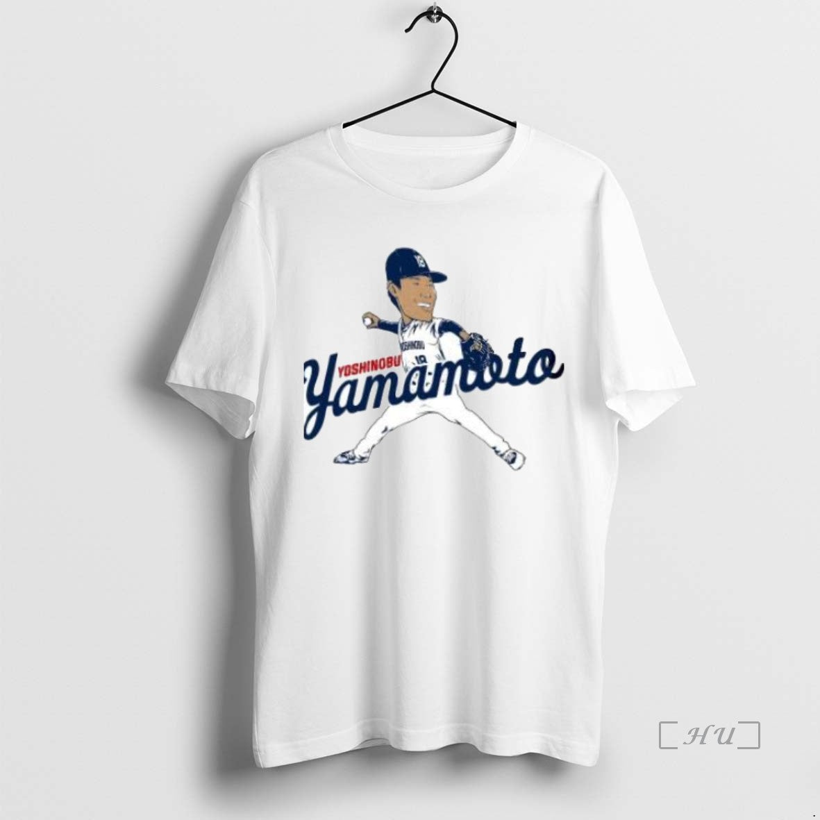 Officials Yoshinobu Yamamoto Caricature Funny Cartoon Premium T Shirt Sweater