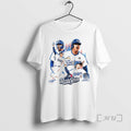 Officials Yoshinobu Yamamoto Los Angeles Dodgers Trophy World Series Champions Graphic Vintage Premium T Shirts