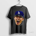 Officials Yoshinobu Yamamoto World Series Mvp Big Face Signature Premium T Shirt Sweater