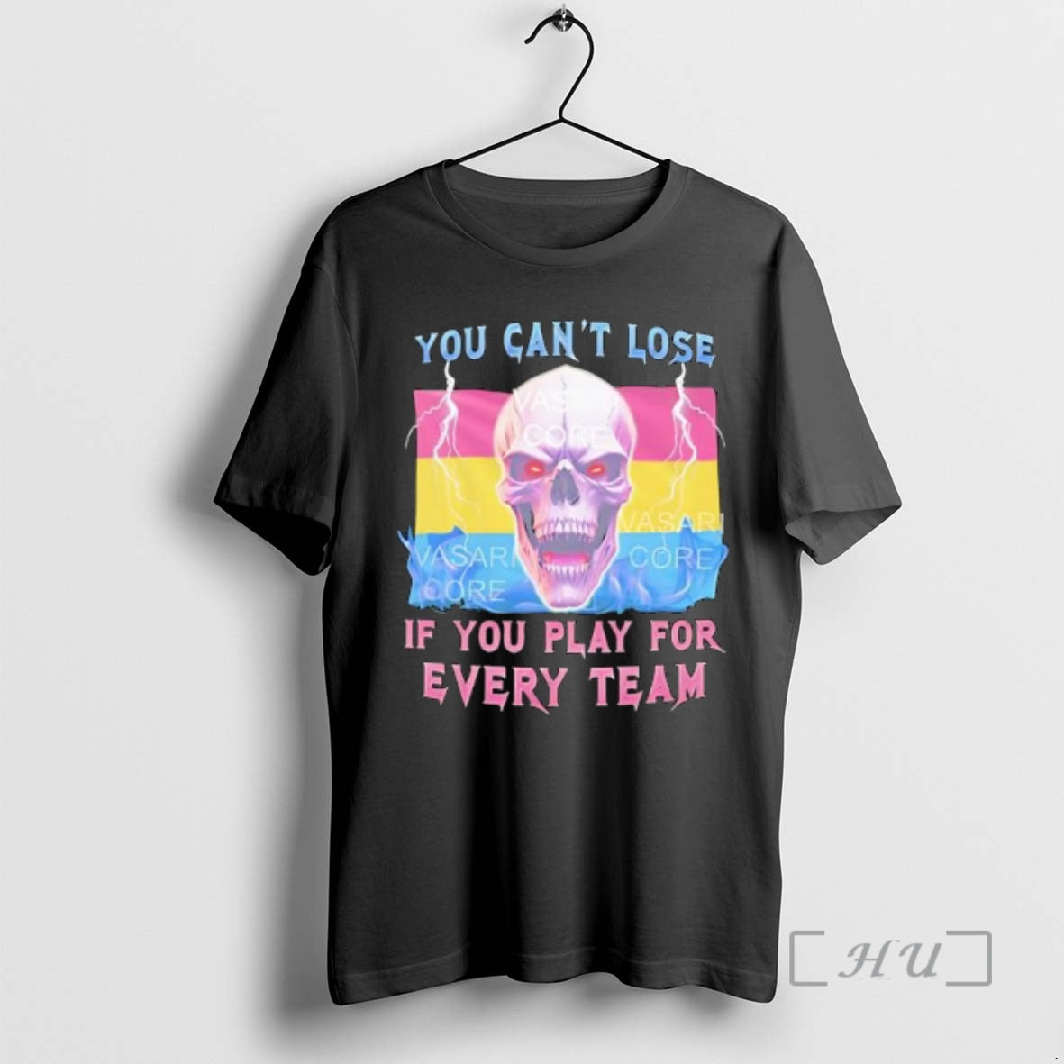 Officials You Cant Lose If You Play For Every Team Pansexual Skull Of Flag Premium
