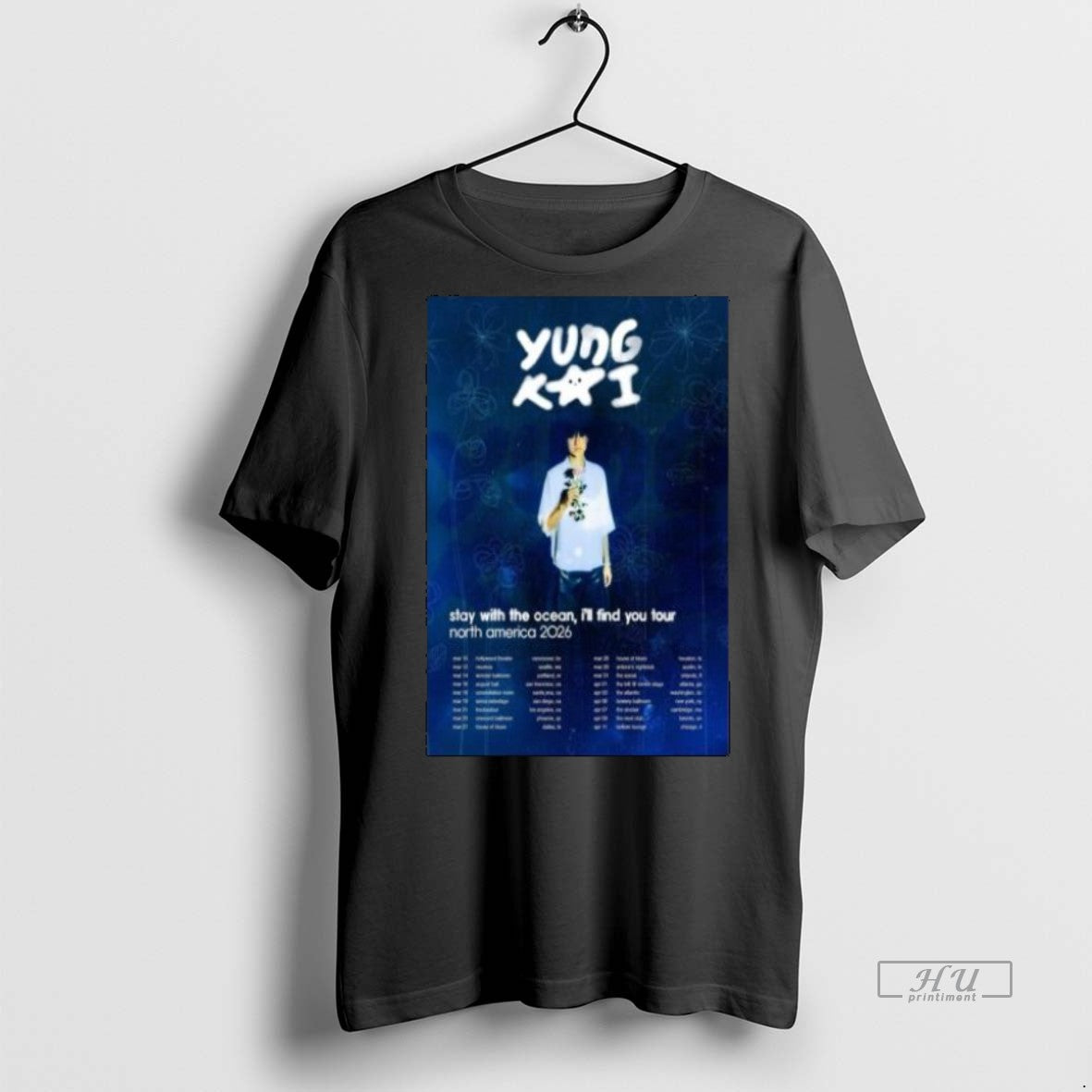 Officials Yung Kai Stay With The Ocean Ill Find You Tour North America 2026 Graphic