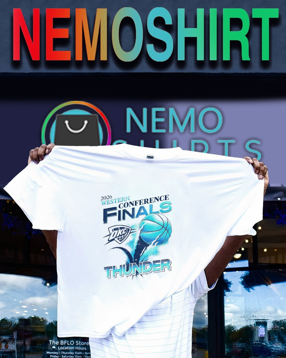 Oklahoma City Thunder 2026 Western Conference Finals shirt