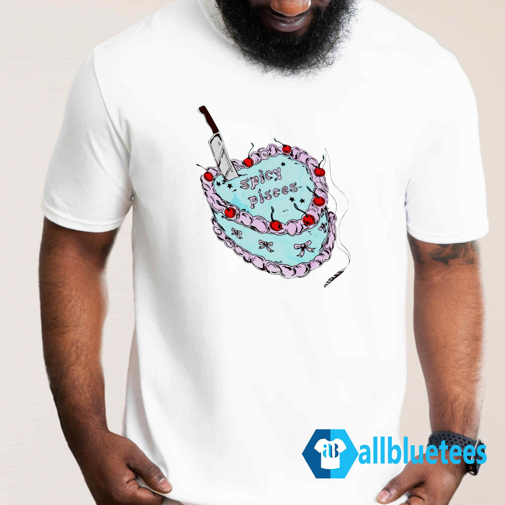 Olivia Rodrigo Spicy Pisces Birthday Cake Shirt