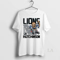 Original Aidan Hutchinson Detroit Lions Football Caricature Player Graphic