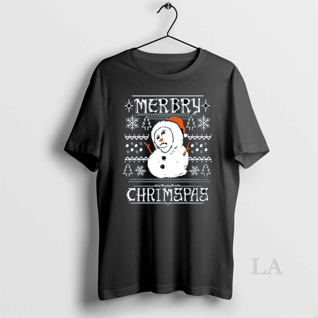 Original Al Fresco Snowman Merry Christmas