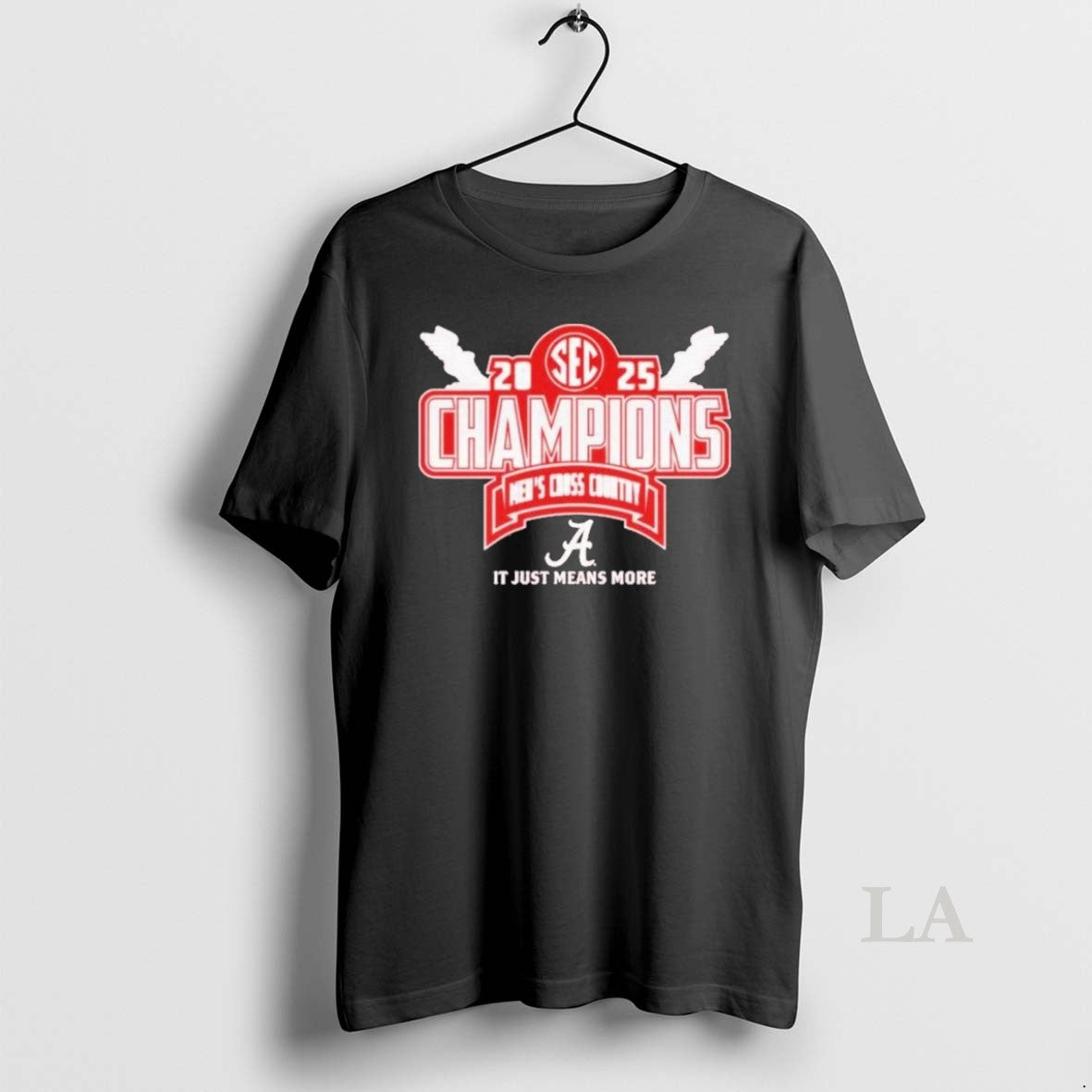 Original Alabama Crimson 2025 Sec Mens Cross Country Conference Champions Locker Room