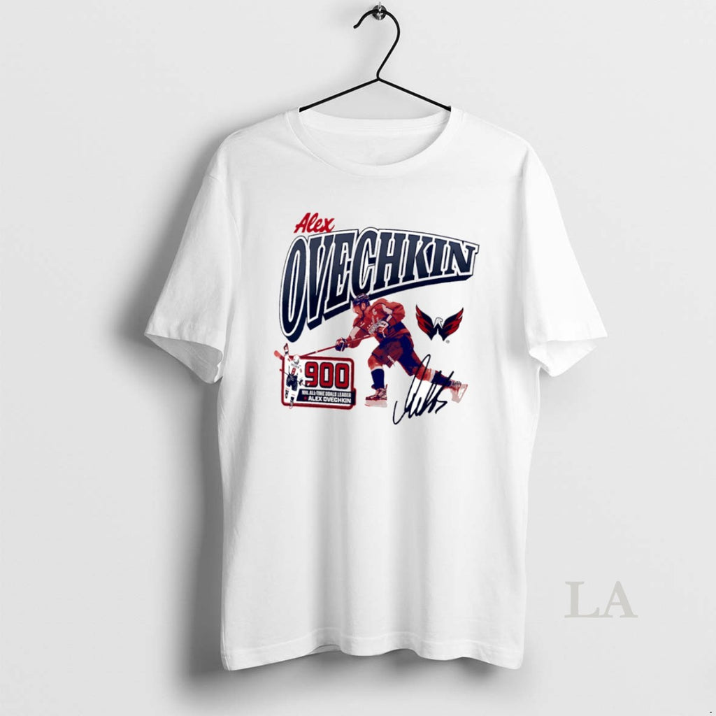 Original Alexander Ovechkin Washington Capitals 900th Career Goal Legacy Signature Circle
