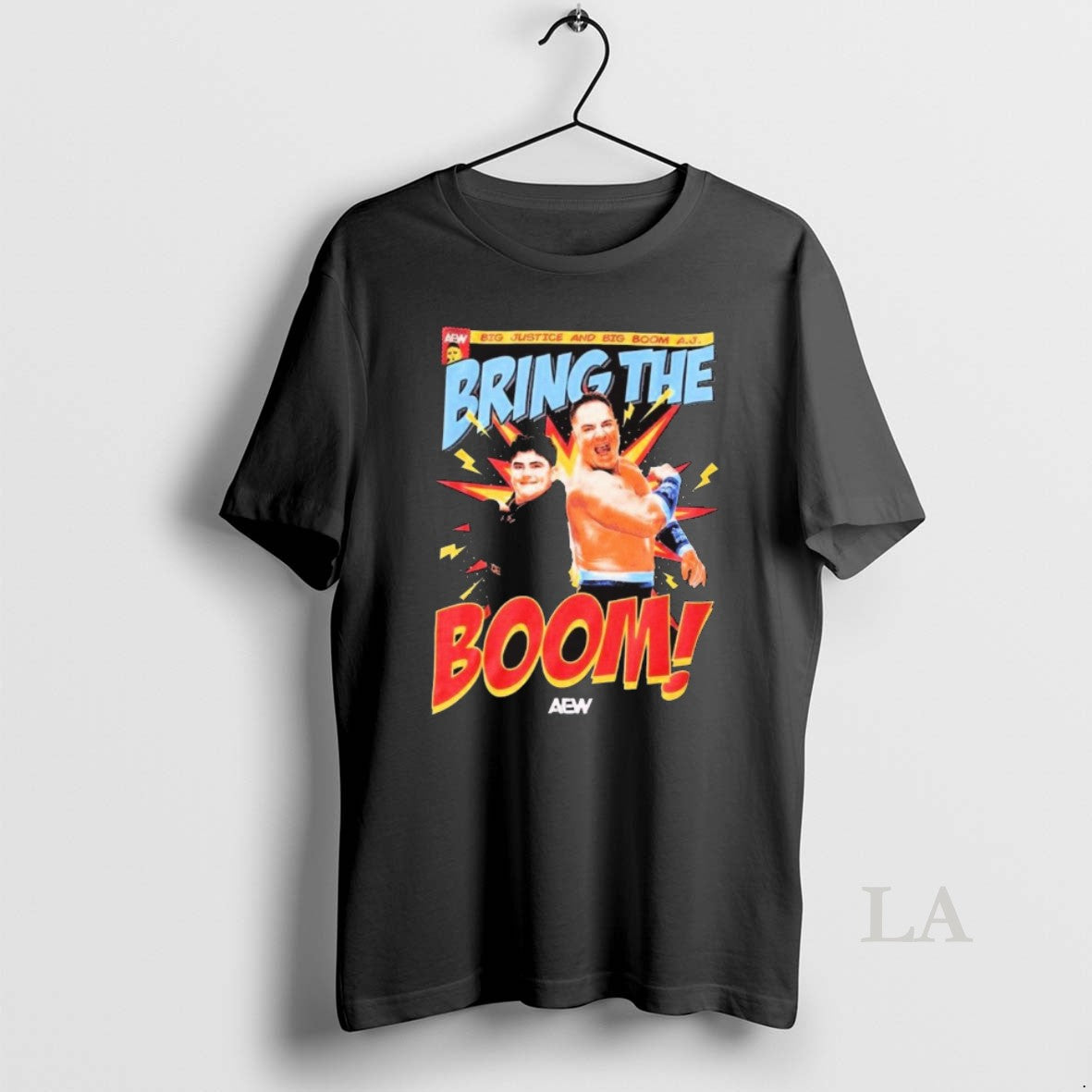 Original All Elite Wrestling Big Justice And Big Boom Aj Bring The Boom 2025