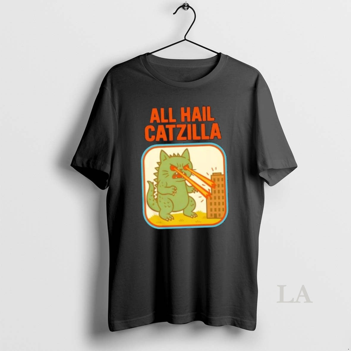 Original All Hail Catzilla Funny Monster Cat Parody