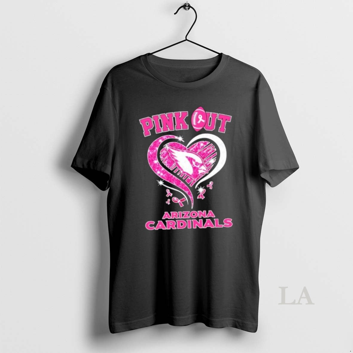 Original Arizona Cardinals Football X Pink Out Hearts