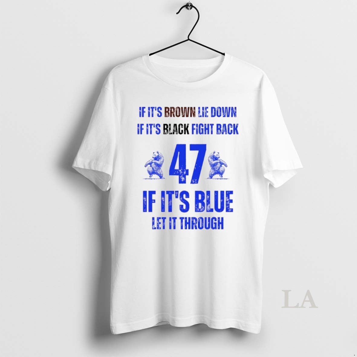 Original Byu Cougars Football If Its Brown Lie Down If Its Black Fight Back 47