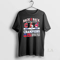 Original Back 2 Back 2024 25 Al Central Division Champions Cleveland Guardians Games Back On