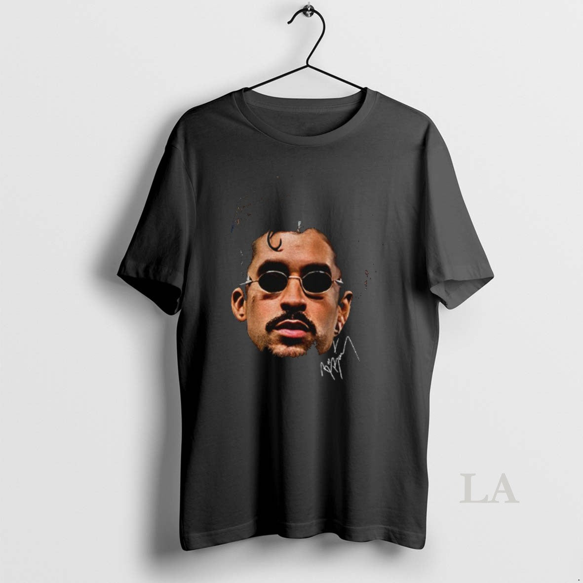 Original Bad Bunny Big Face Fan Inspired Signature