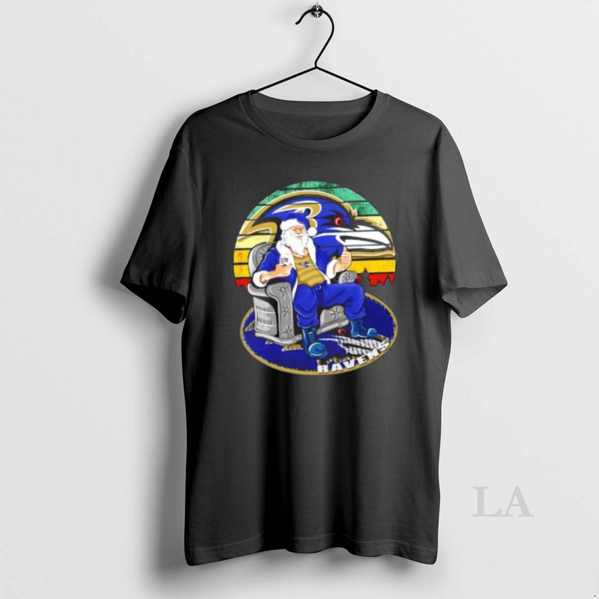 Original Baltimore Ravens X Santa Claus Christmas Vintage