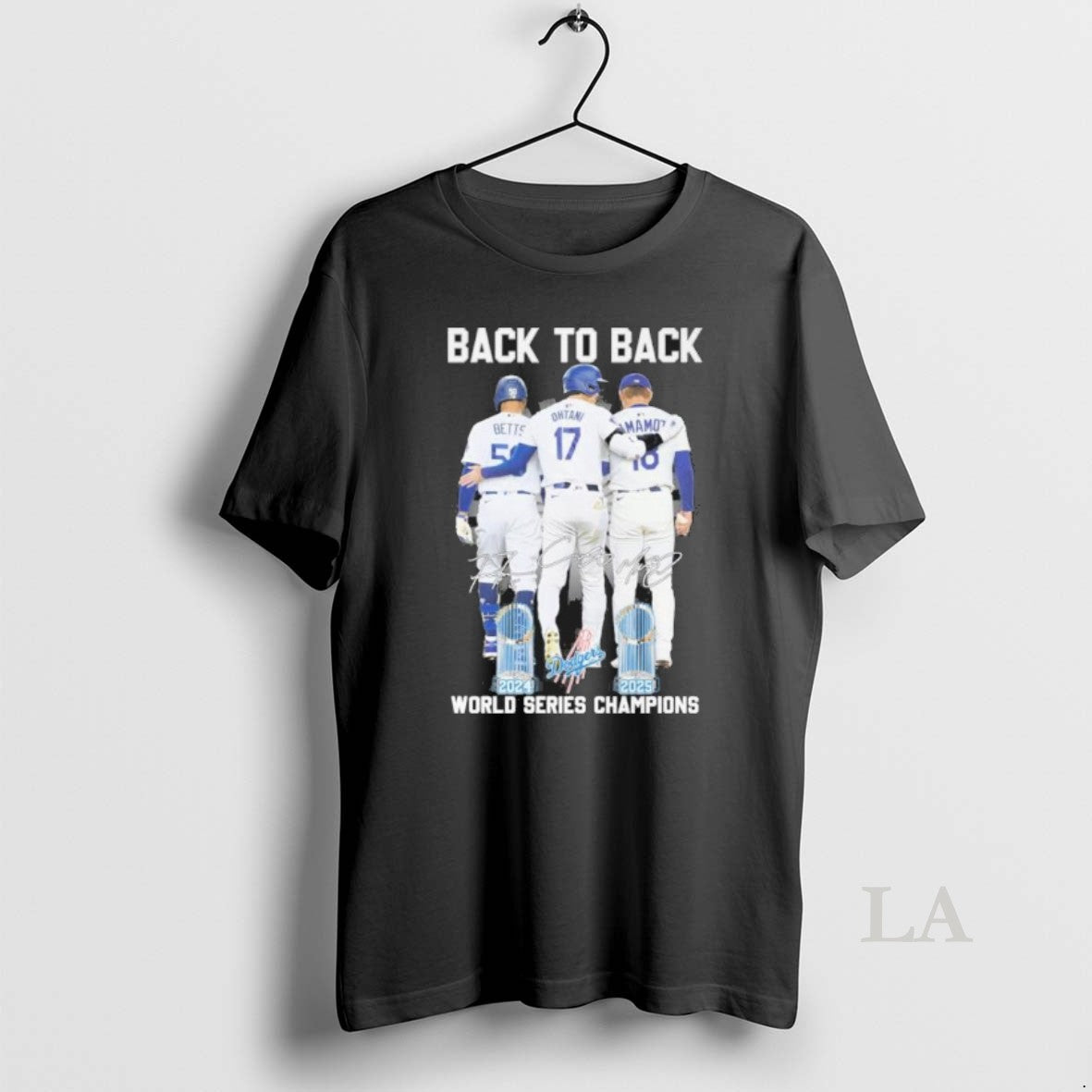 Original Betts Ohtani And Yamamoto Back To Back World Champions