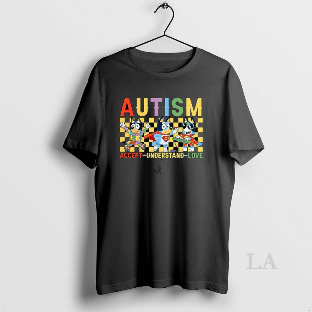 Original Bluey Autism Accept Understand Love Awareness