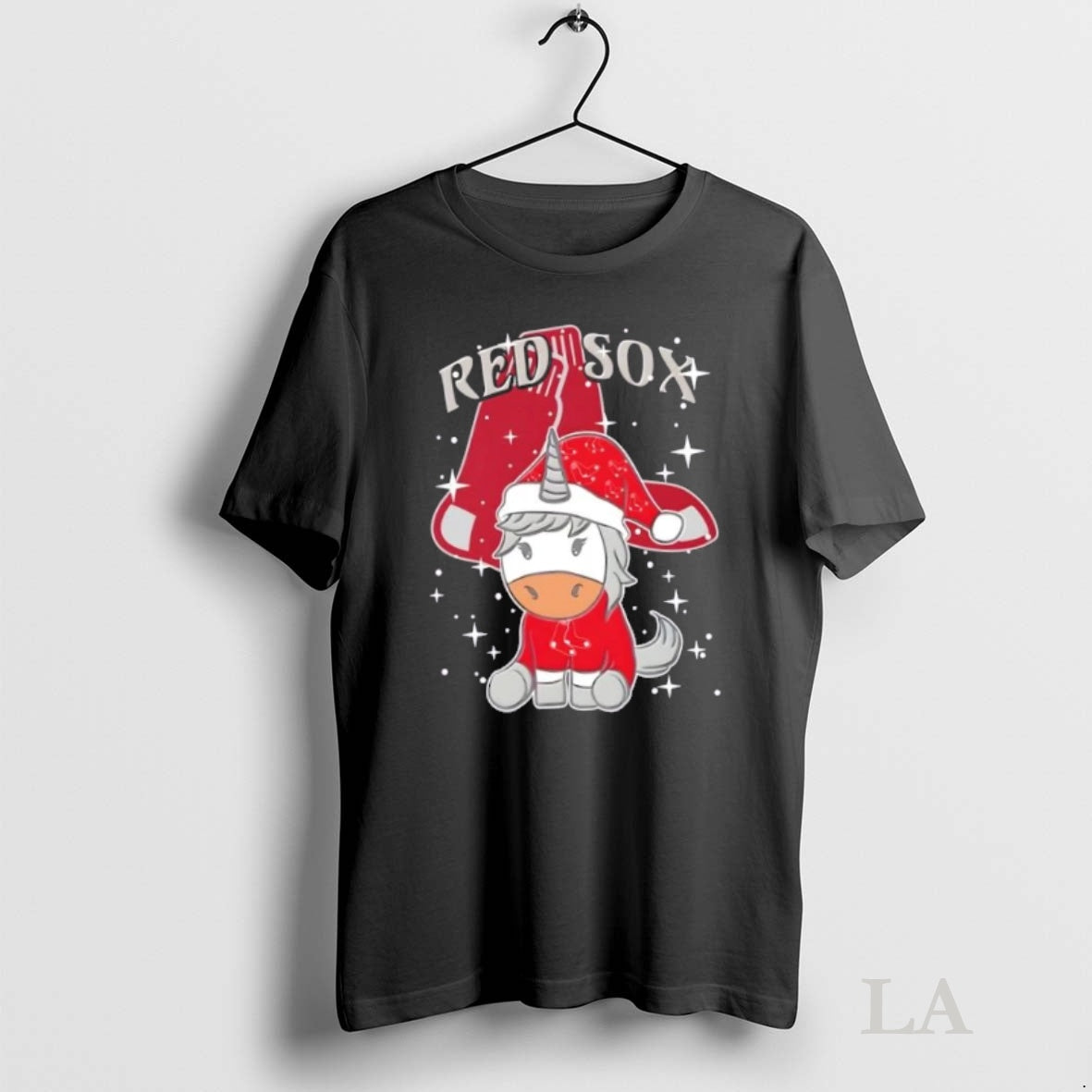 Original Boston Red Sox Baseball X Unicorn Merry Christmas