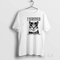 Original Cat I Survived Todays Tummy Ache Survivor Tee Sweater