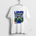 Original Ceedee Lamb Dallas Cowboys Football Skyline Graphic