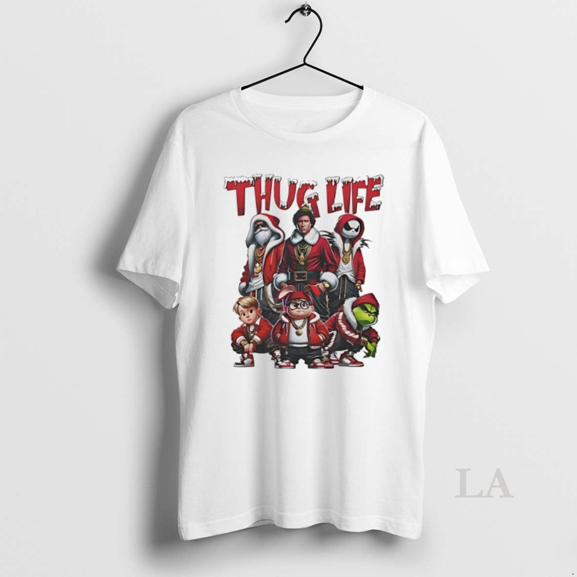 Original Christmas Gang Thug Life Santa Grinch Jack Skellington Friends