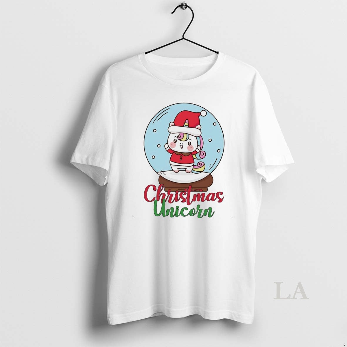 Original Christmas Unicorn Snow Globe Holiday Magic White