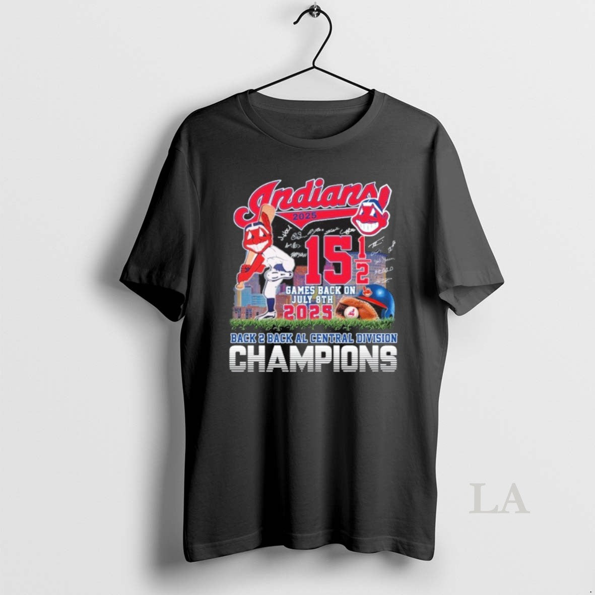 Original Cleveland Guardians 15 Games Back In July 8th 2025 Al Central Champions