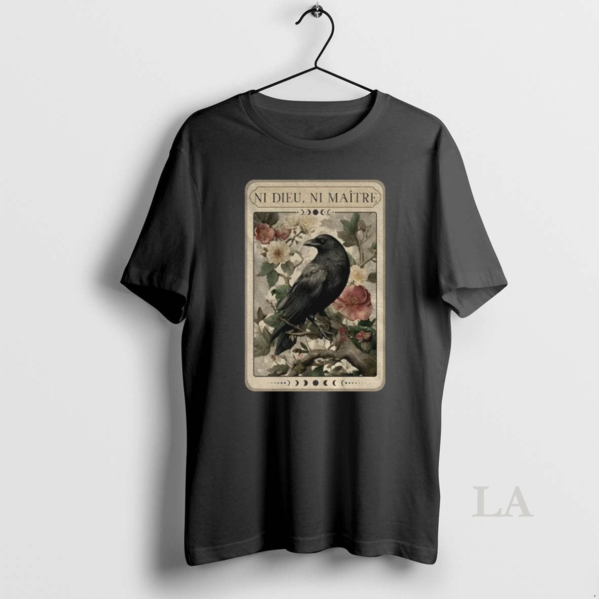Original Crow F Caw F Ni Dieu Ni Maitre Card