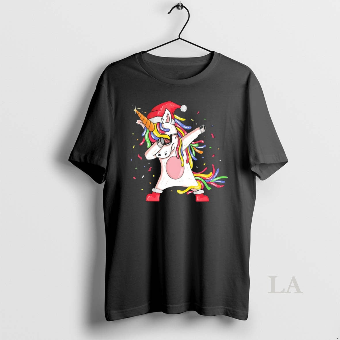 Original Dabbing Rainbow Unicorn Christmas Party