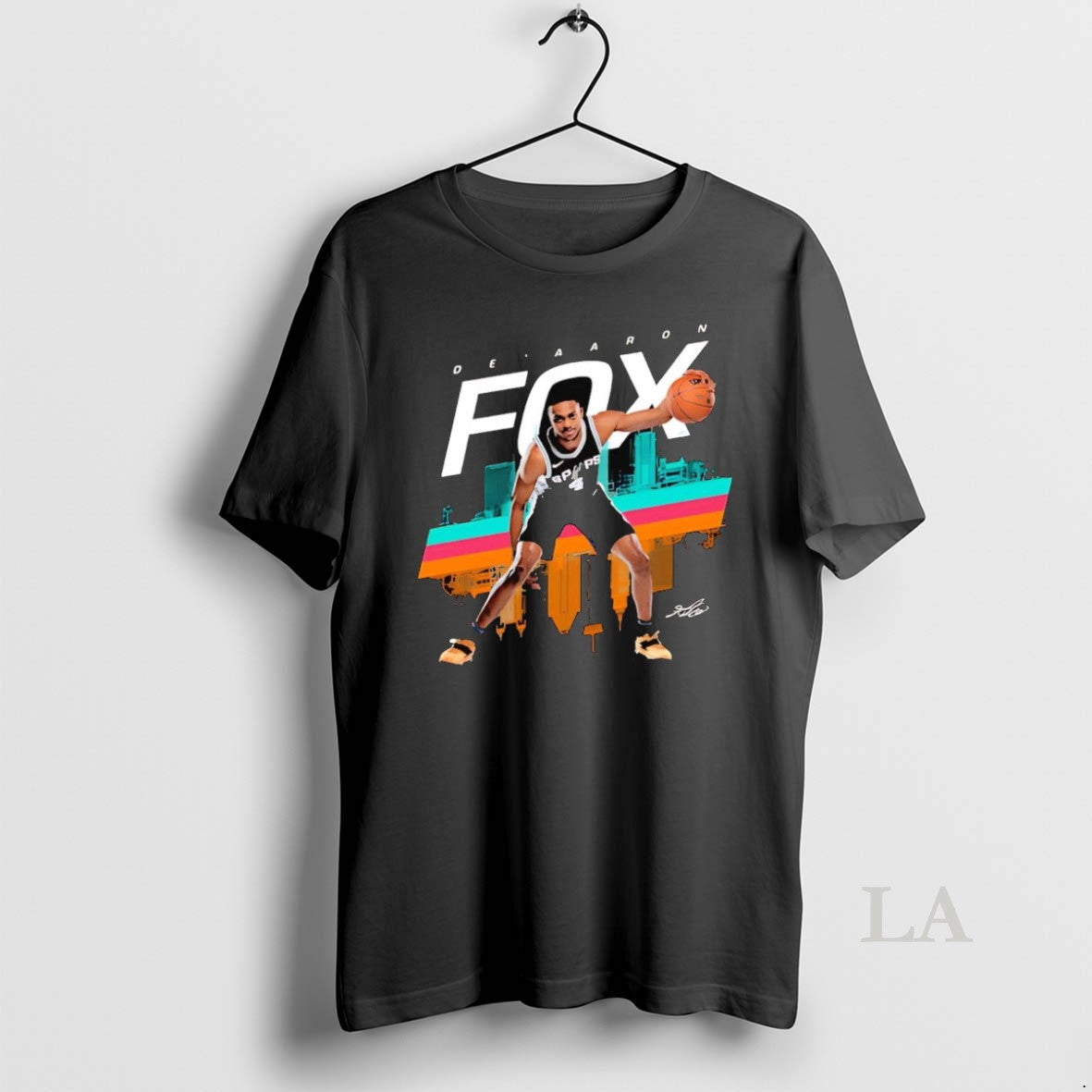 Original Deaaron Fox Post Moves Skyline San Antonio Spurs
