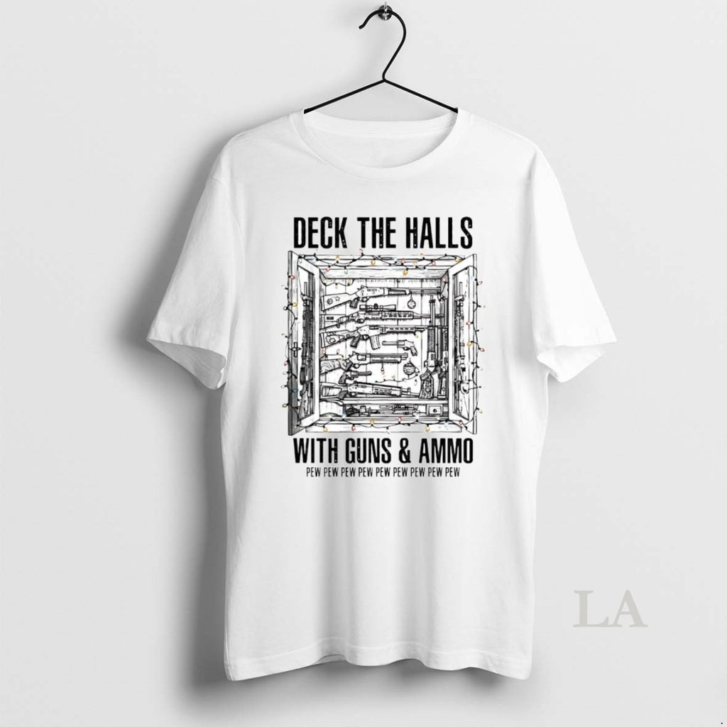 Original Deck The Halls With Guns And Ammo Christmas
