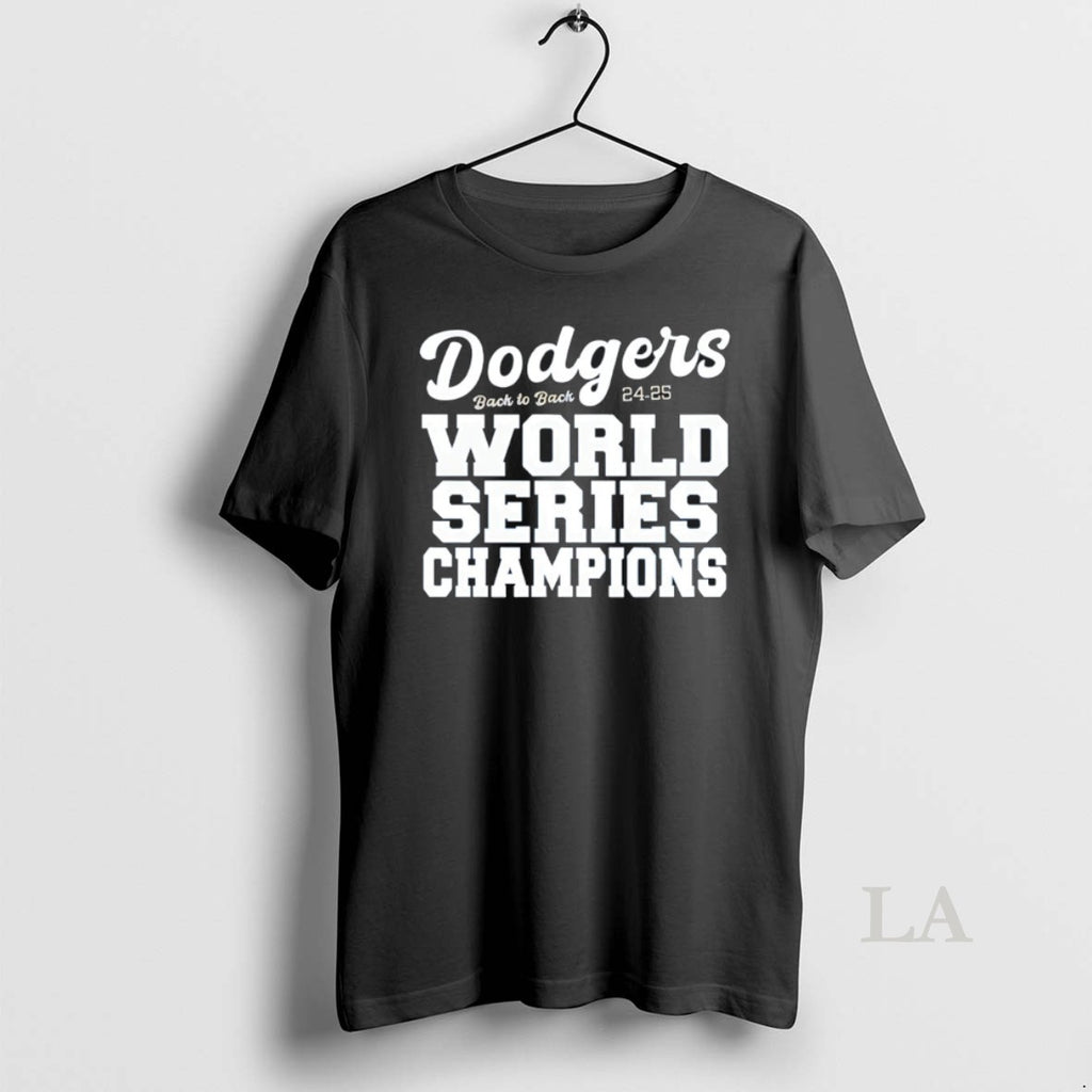 Original Dodgers Back 2 Back World Series Champions Los Angeles Dodgers Mlb 24 25