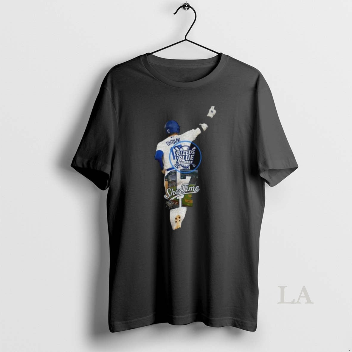 Original Dodgers Shohei Ohtani Sho Time Bleeds Blue