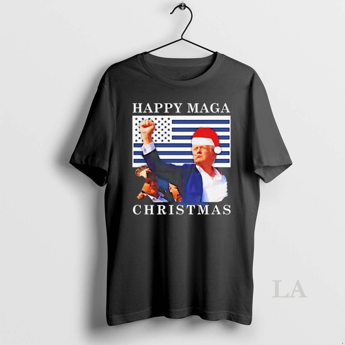 Original Donald Trump Strong Fist Happy Maga Christmas