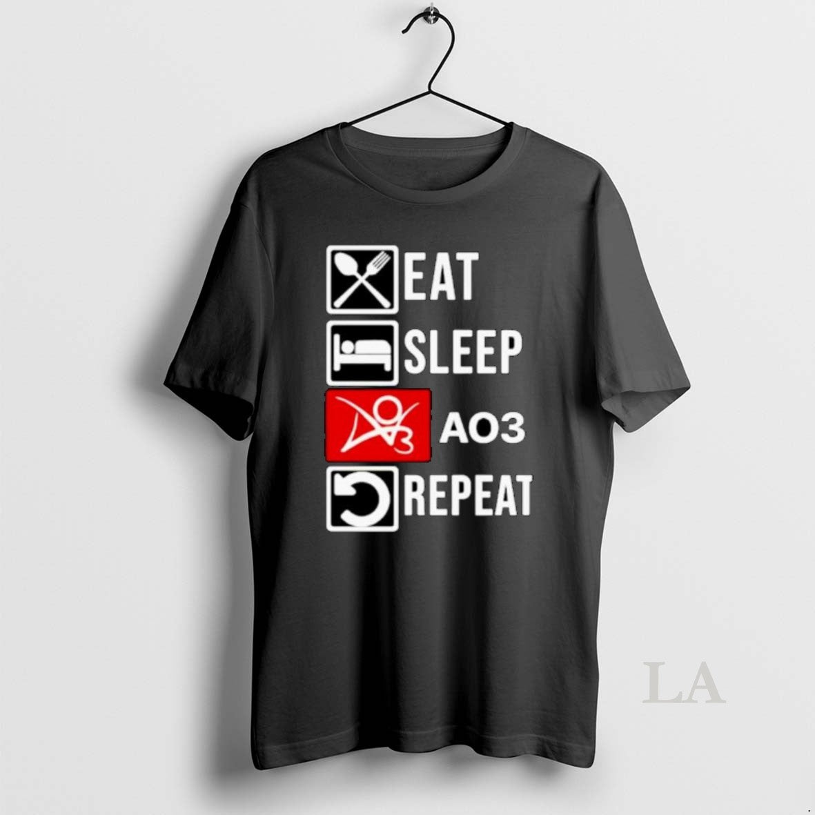 Original Eat Sleep Ao3 Repeat Ornaments