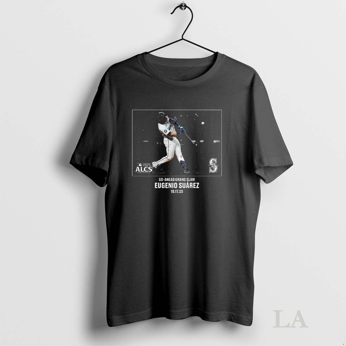 Original Eugenio Suarez Seattle Mariners Nlcs 2025 Mlb Postseason Moment Tee Sweater