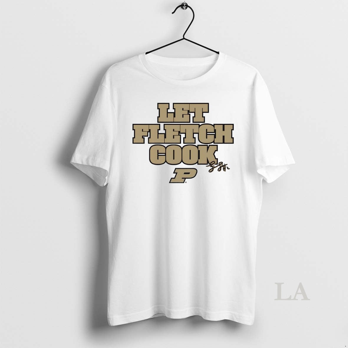 Original Fletcher Loyer Let Fletch Cook Purdue Boilermakers