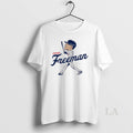 Original Freddie Freeman Caricature Los Angeles Dodgers Mlb