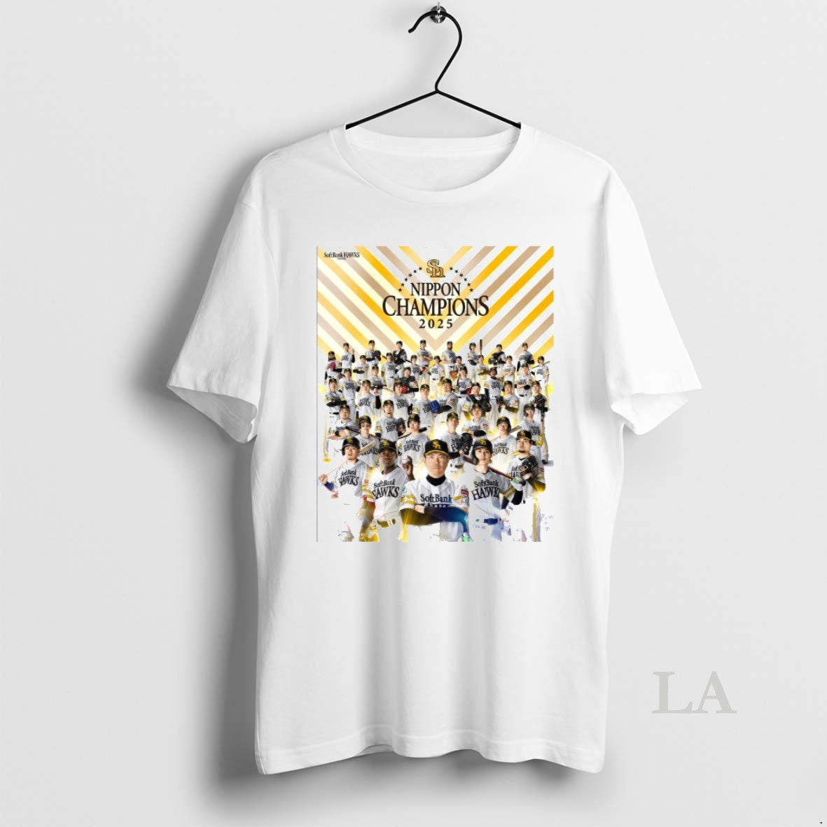 Original Fukuoka Softbank Hawks 2025 Nippon Champions