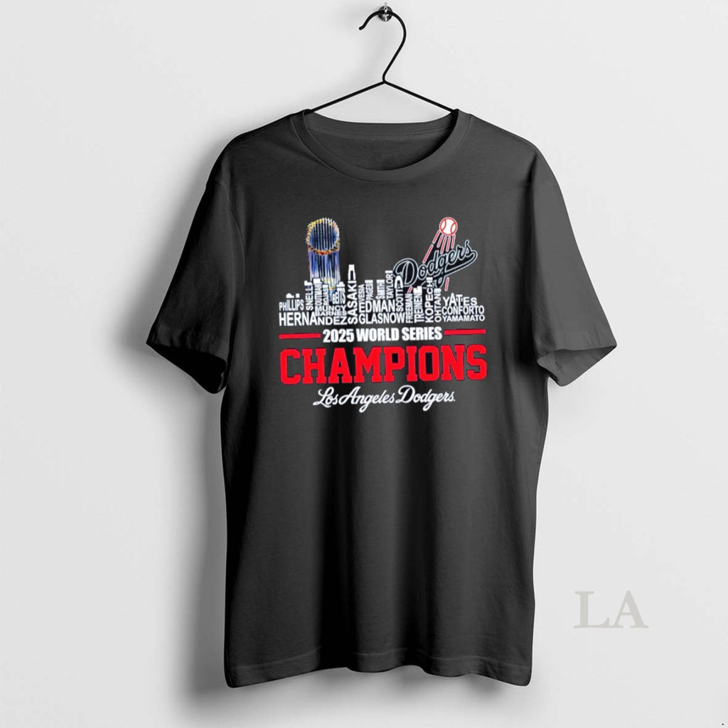 Original Funny Los Angeles Dodgers 2025 World Series Champs Skyline
