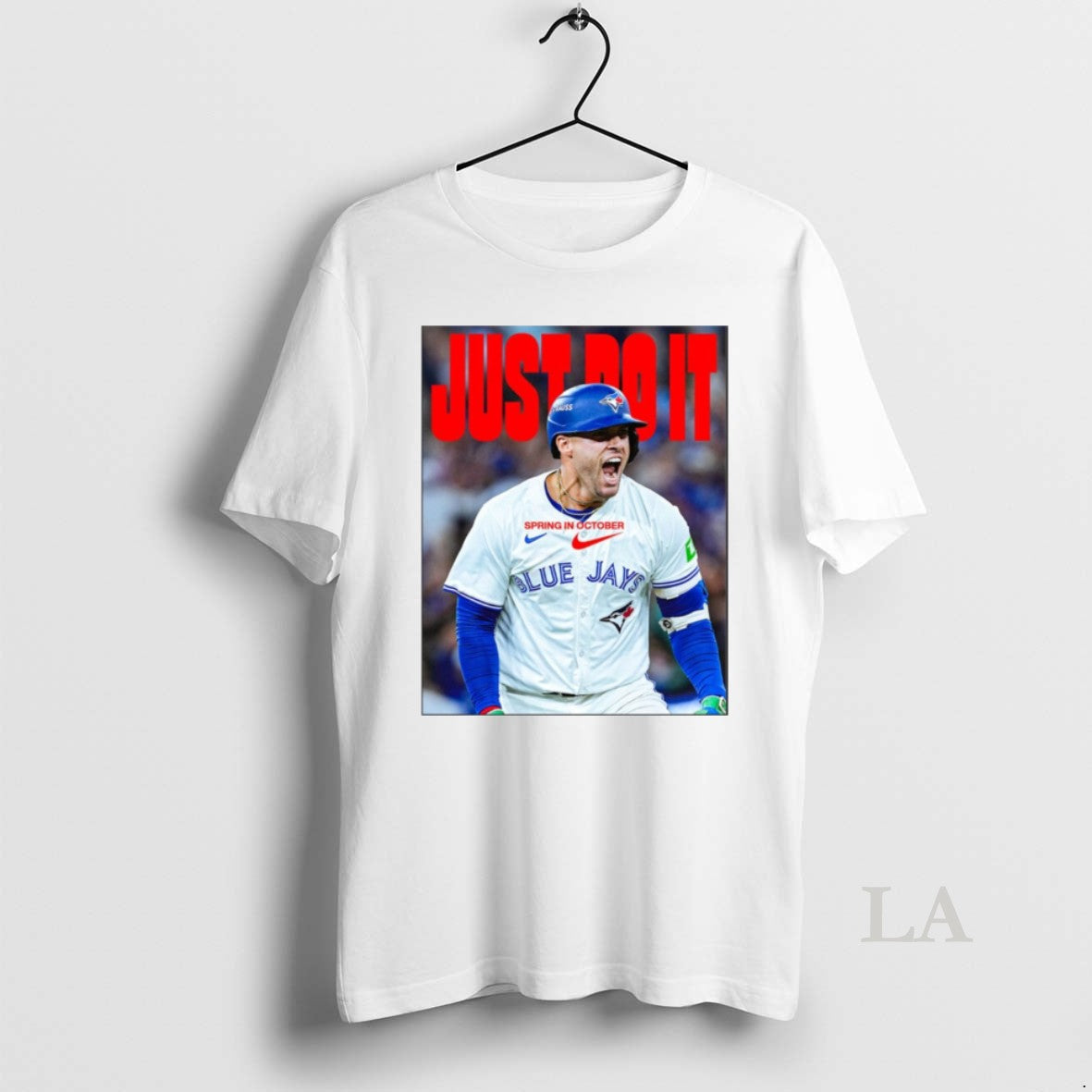 Original George Springer Celebrates Spring In October Toronto Blue Jays Mlb World Series 2025 Just