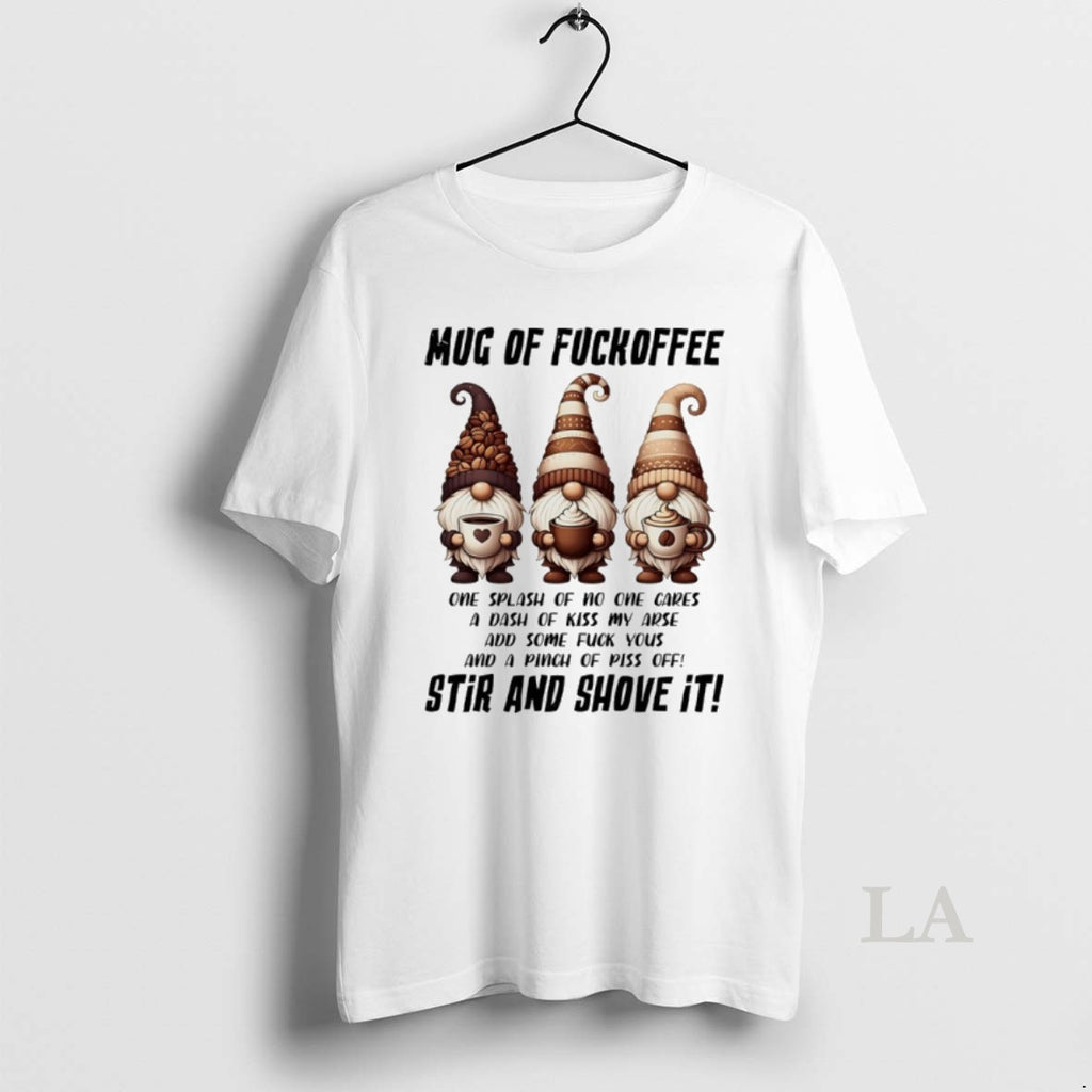 Original Gnome Christmas Of Fuckoffee Stir And Shove It
